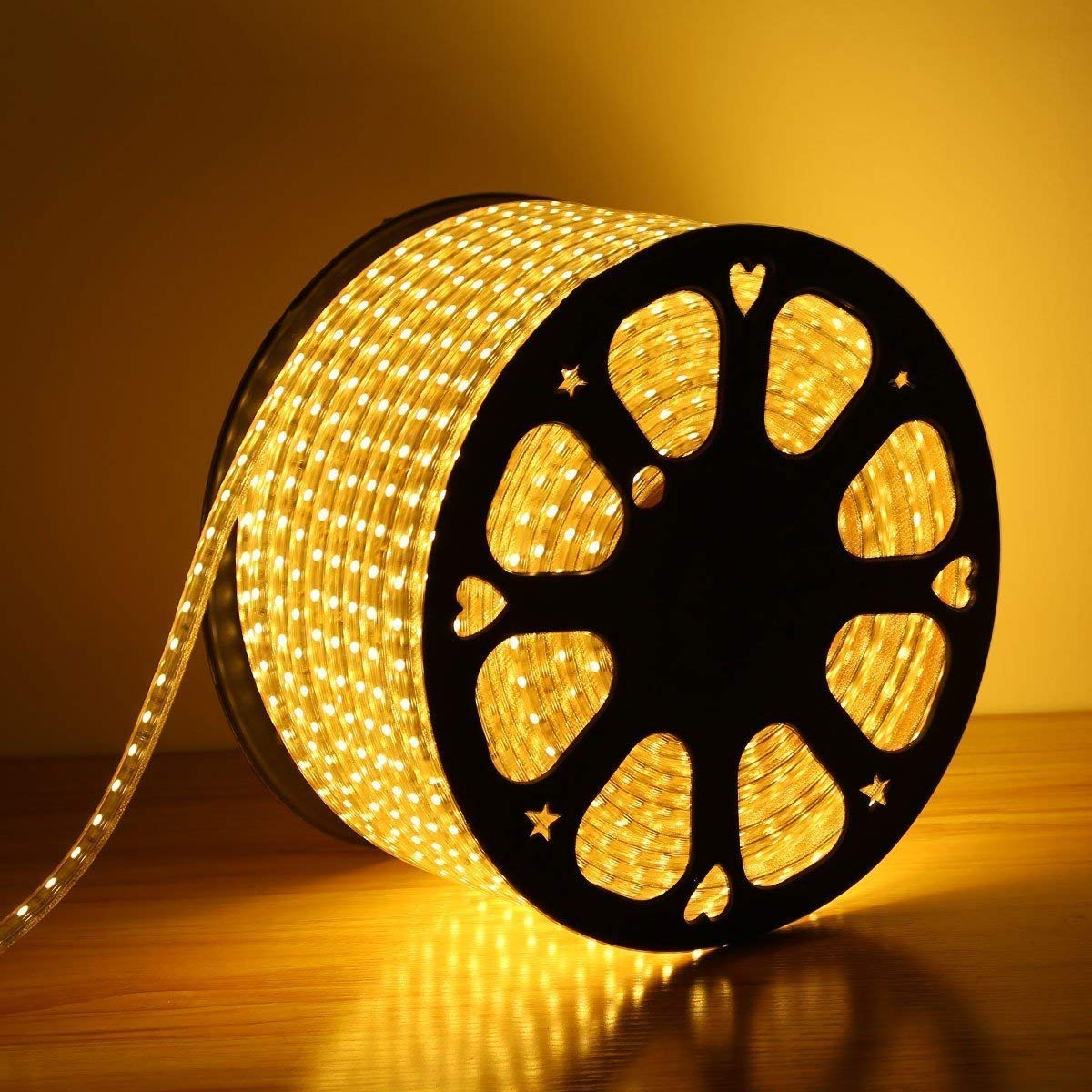 30M LED Rope Light – Waterproof Warm White Decorative Lights For Home, Ceiling, Diwali & Party Decoration