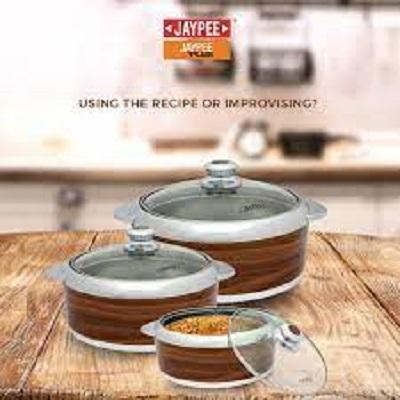 Hongyuan 4 Pcs Stainless Steel Hotpot Set – Insulated Food Warmer Casserole Set