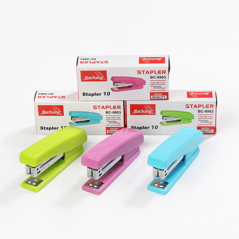 Mini Stapler Set – 3 Assorted Colors Small Office & Desktop Staplers