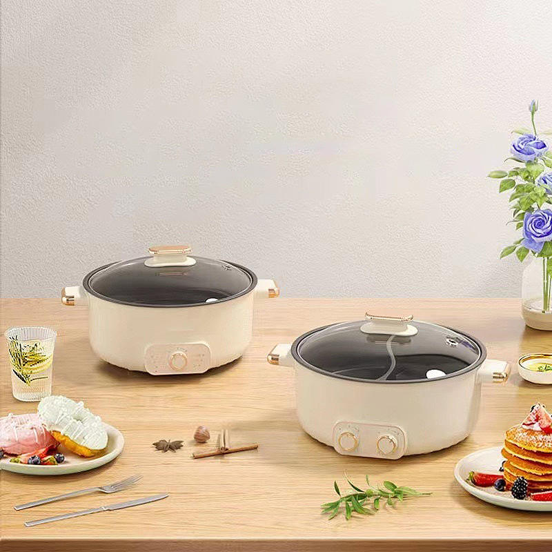 Portable Electric Hot Pot – Nonstick Mini Multi-Function Cooker For Stir Fry, Noodles, Soup & Grills