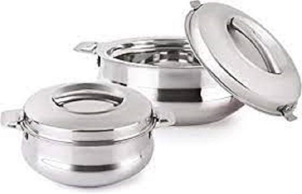 Hongyuan 4 Pcs Stainless Steel Hotpot Set – Insulated Food Warmer Casserole Set