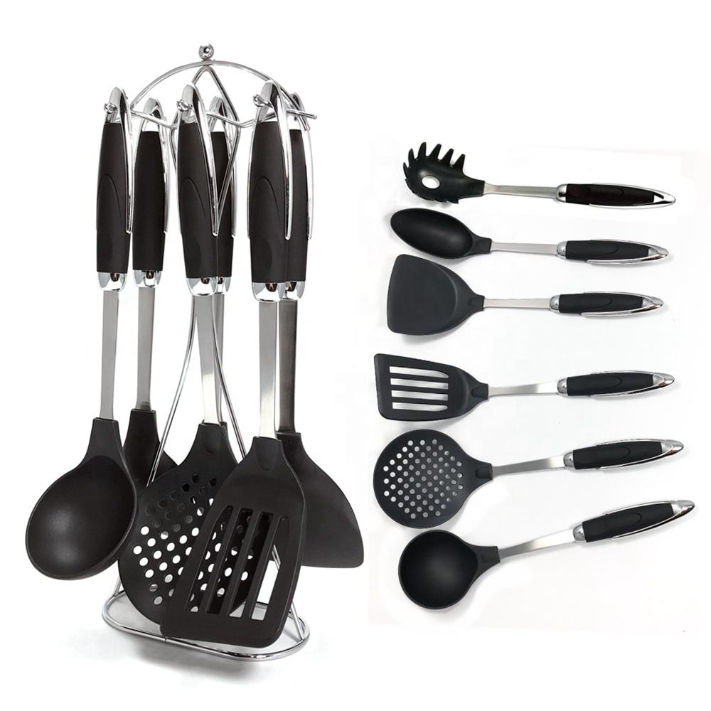 Kitchen Utensil Set With Stand – Daily Use Household Baking & Cooking Tools