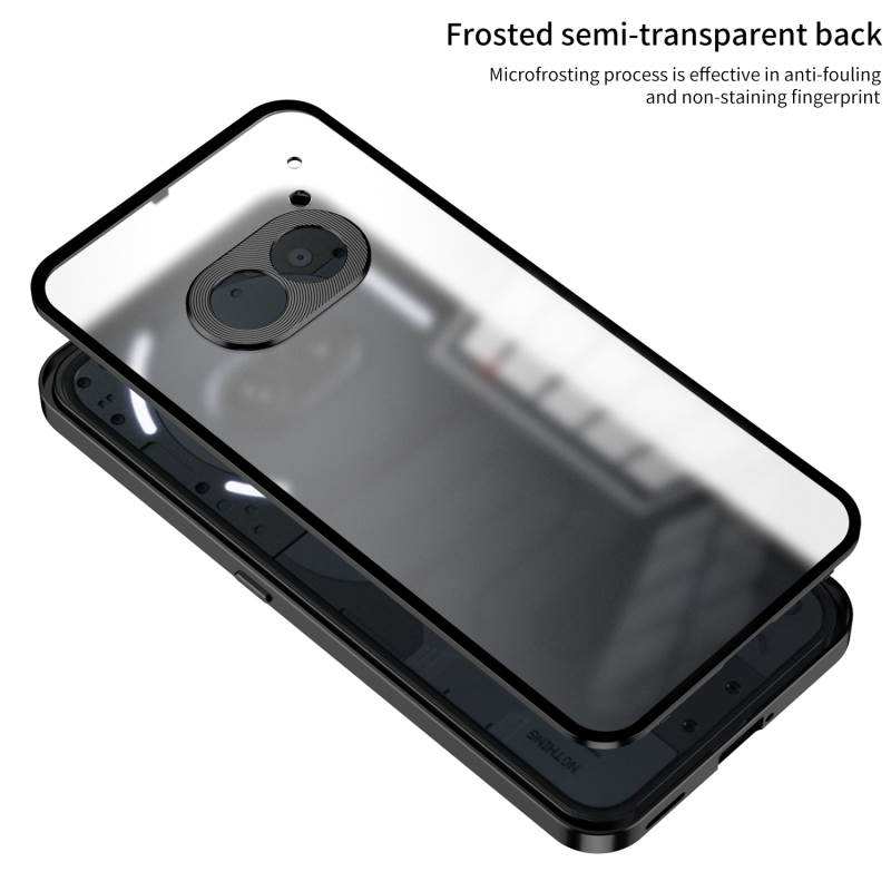 Metal Elastic Buckle Design Phone Case For Nothing Phone 3A/2A – High-Quality Anti-Fall Acrylic Back Cover