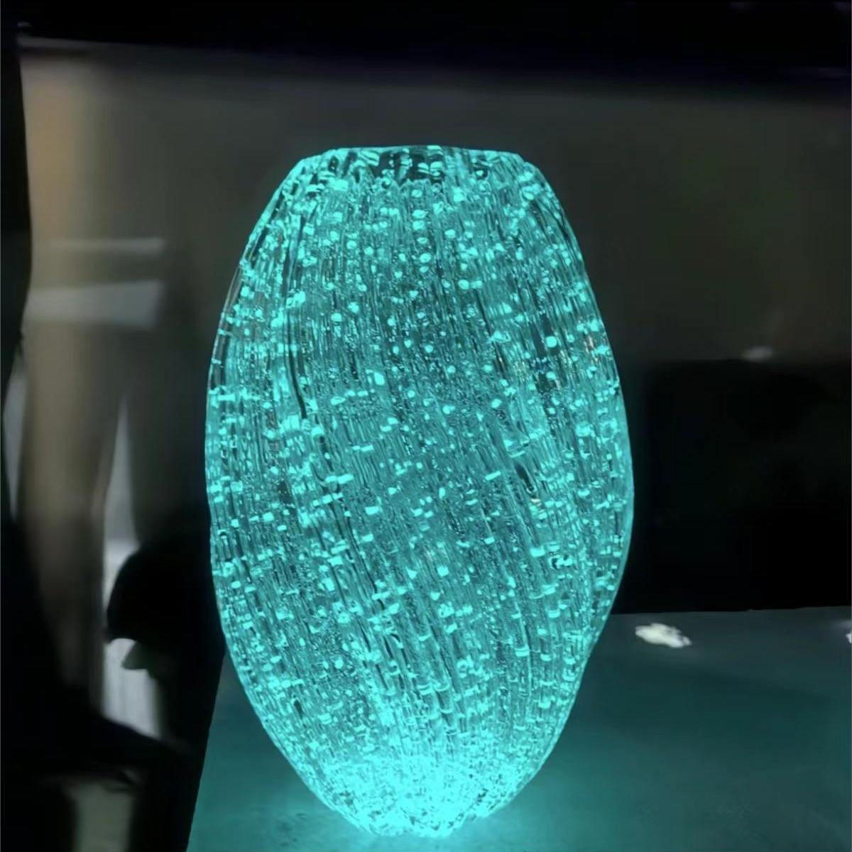 Luminous Hydroponic Glass Vase – Decorative Water Flower Table Vase For Home Decor