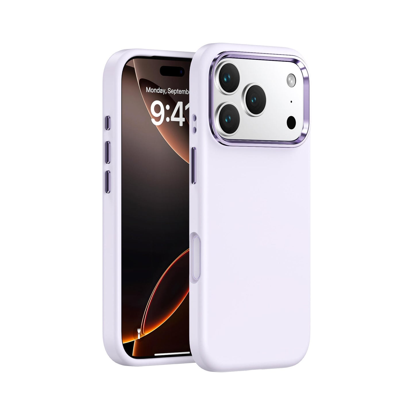 2025 New iPhone 17 Air & Pro Max Case – Metal Frame Liquid Silicone Mobile Cover