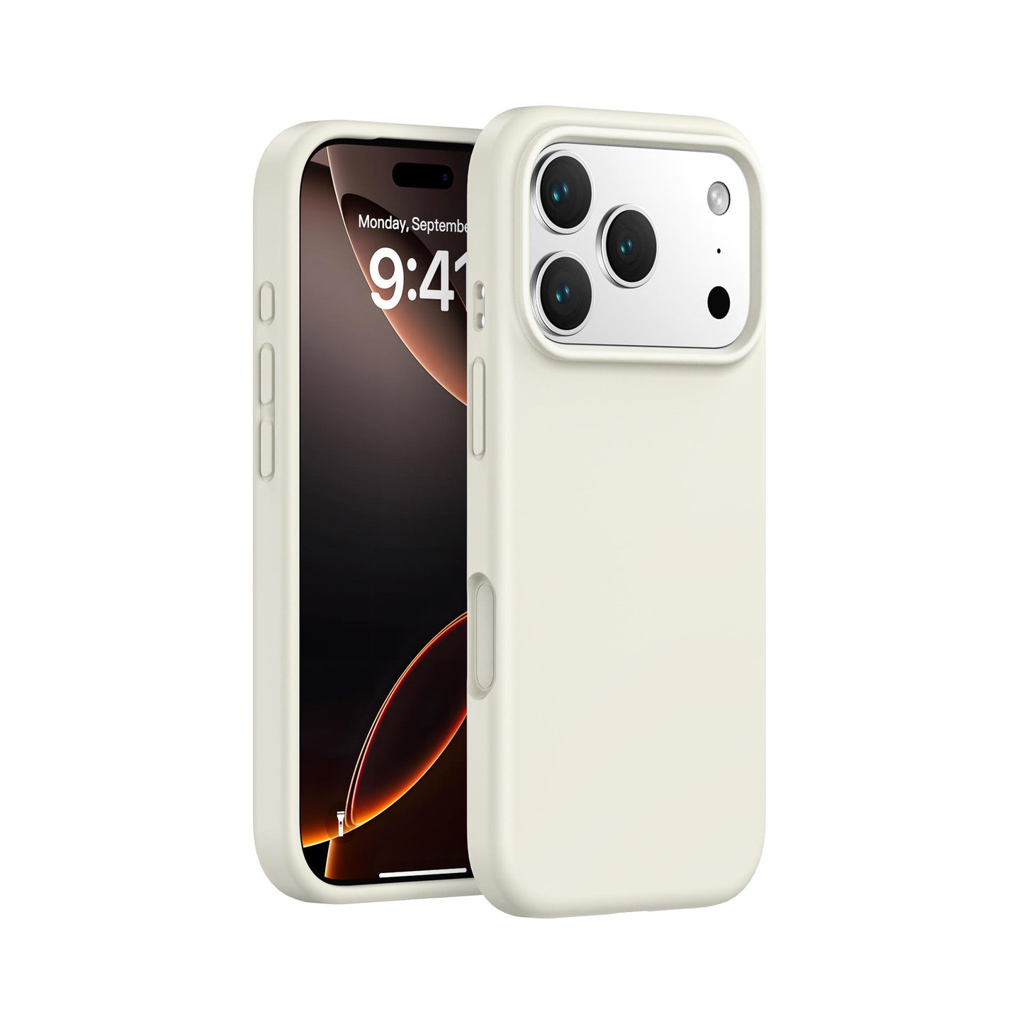 2025 New iPhone 17 Air & Pro Max Case – Metal Frame Liquid Silicone Mobile Cover