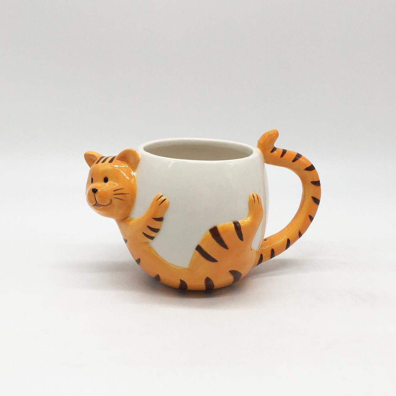 Custom Cat Mugs – Ceramic Cat Shape Coffee Mug, Perfect Gift For Cat Lovers