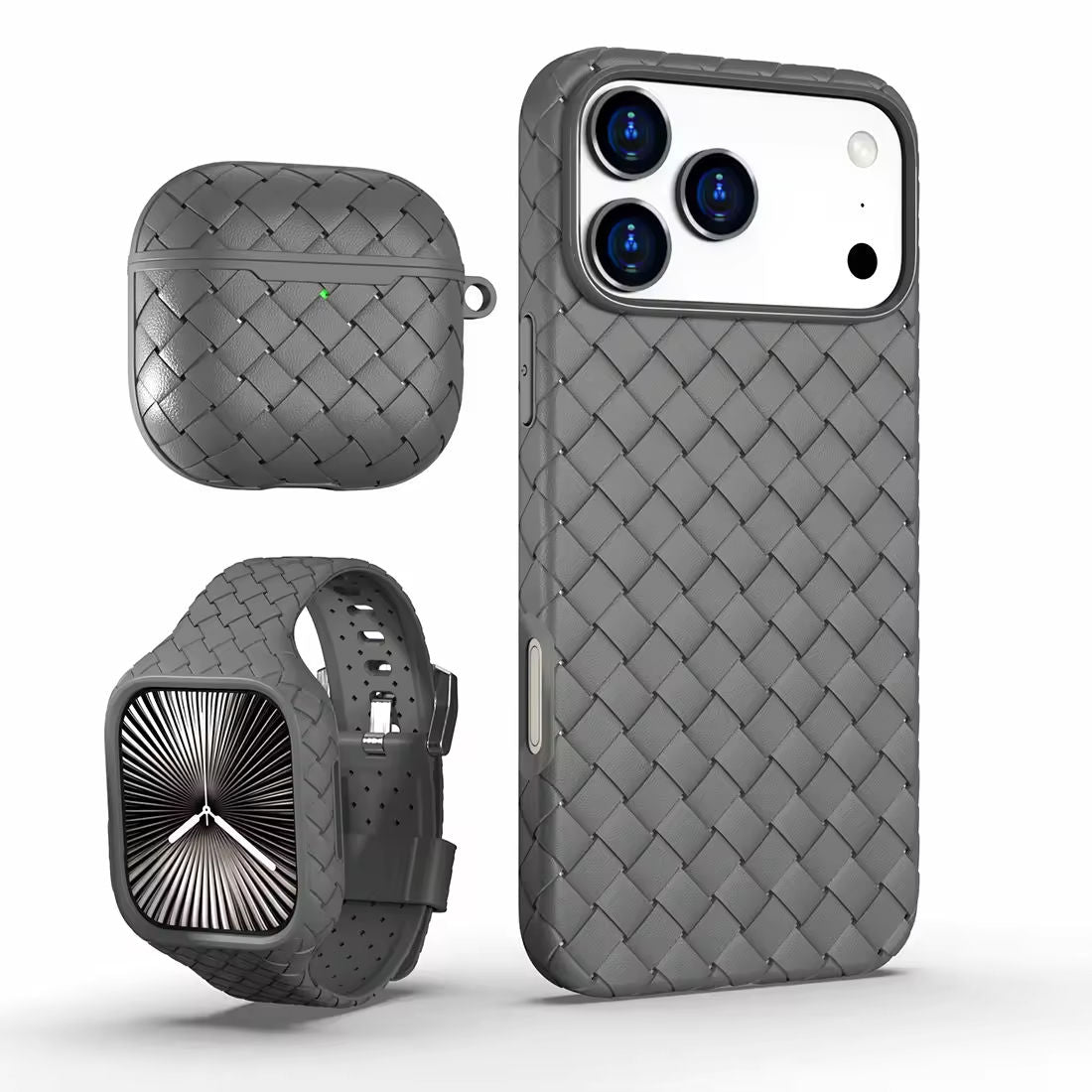 Custom Woven Texture TPU Phone Case For iPhone 17 Series – Heat Dissipation Protective Mobile Cover