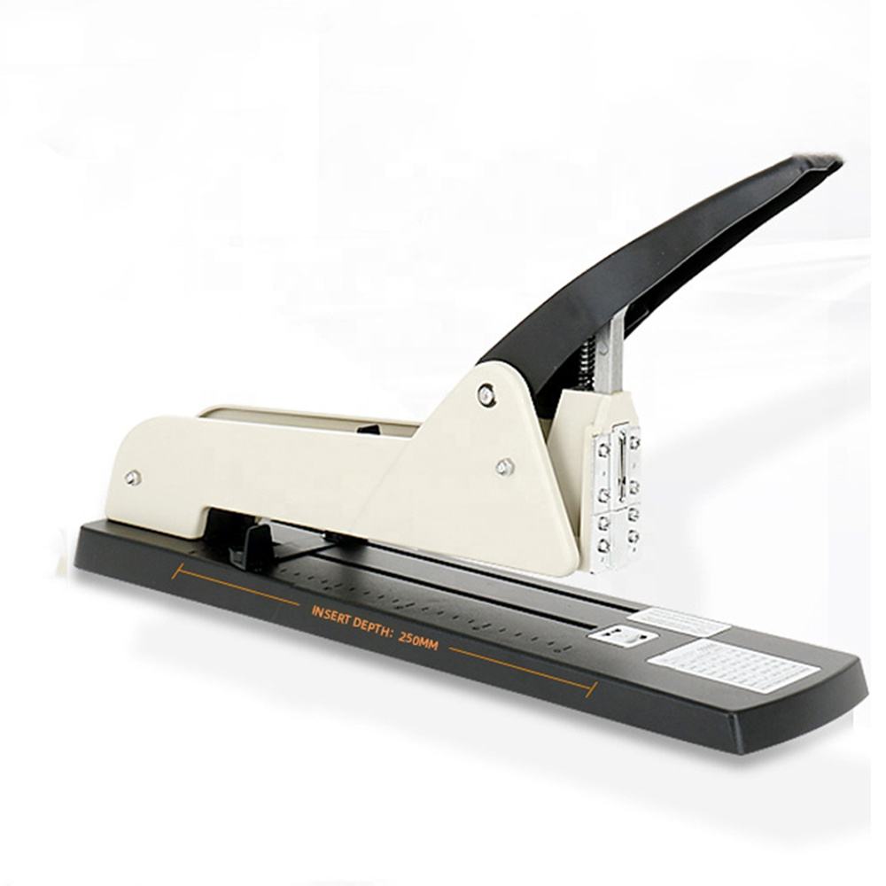 Heavy Duty Long Arm Metal Stapler – Industrial Manual Stapler For Large Paper & Notebooks