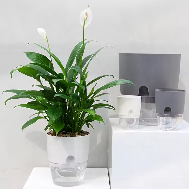Automatic Self-Watering Plant Pots – Durable Plastic Flower Pots for Home & Garden