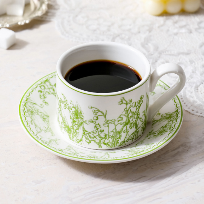 European Style Ceramic Tea & Coffee Cup Set – Creative Traditional Afternoon Mug Collection