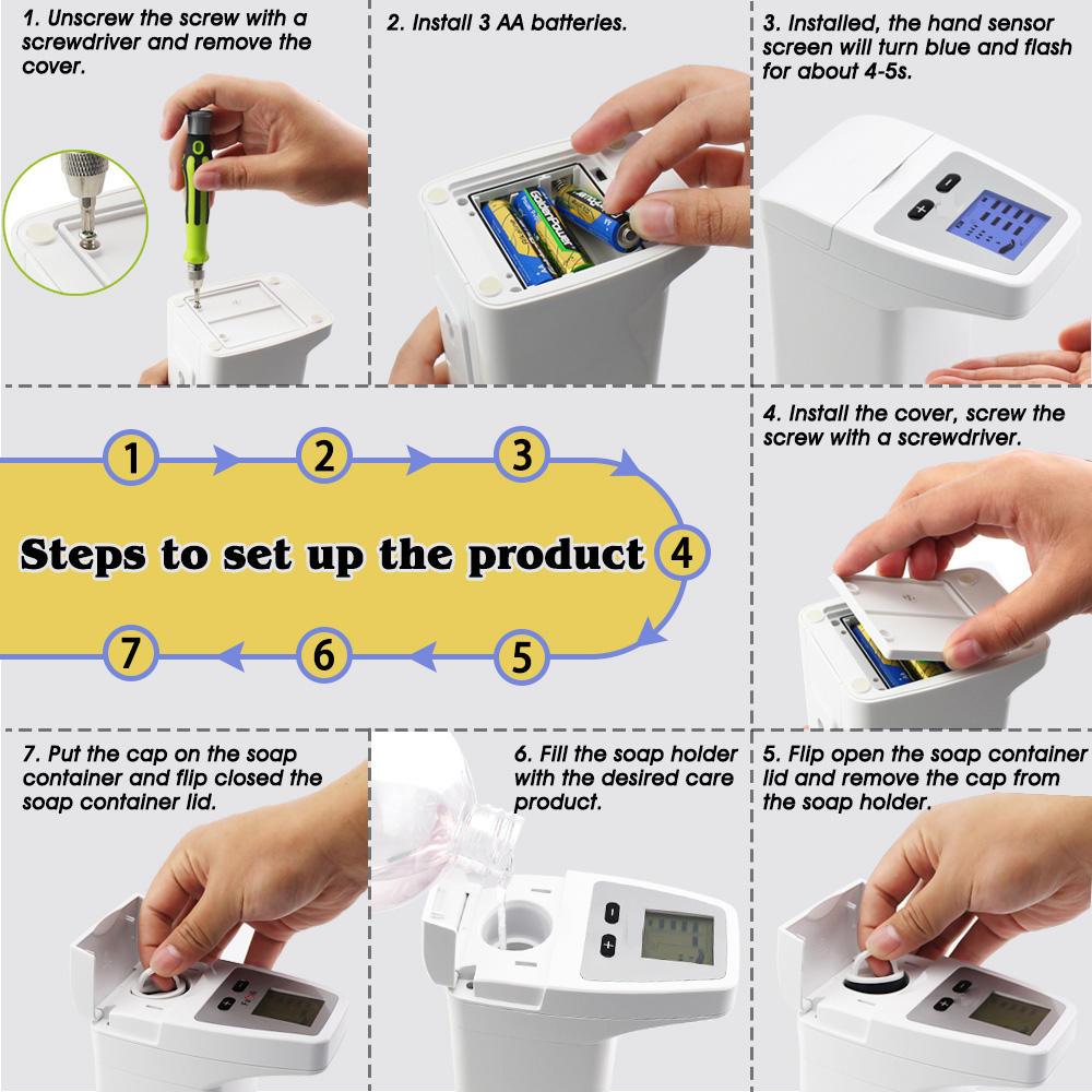 Automatic Infrared Soap Dispenser – Touchless Hand Sanitizer for Kitchen & Home