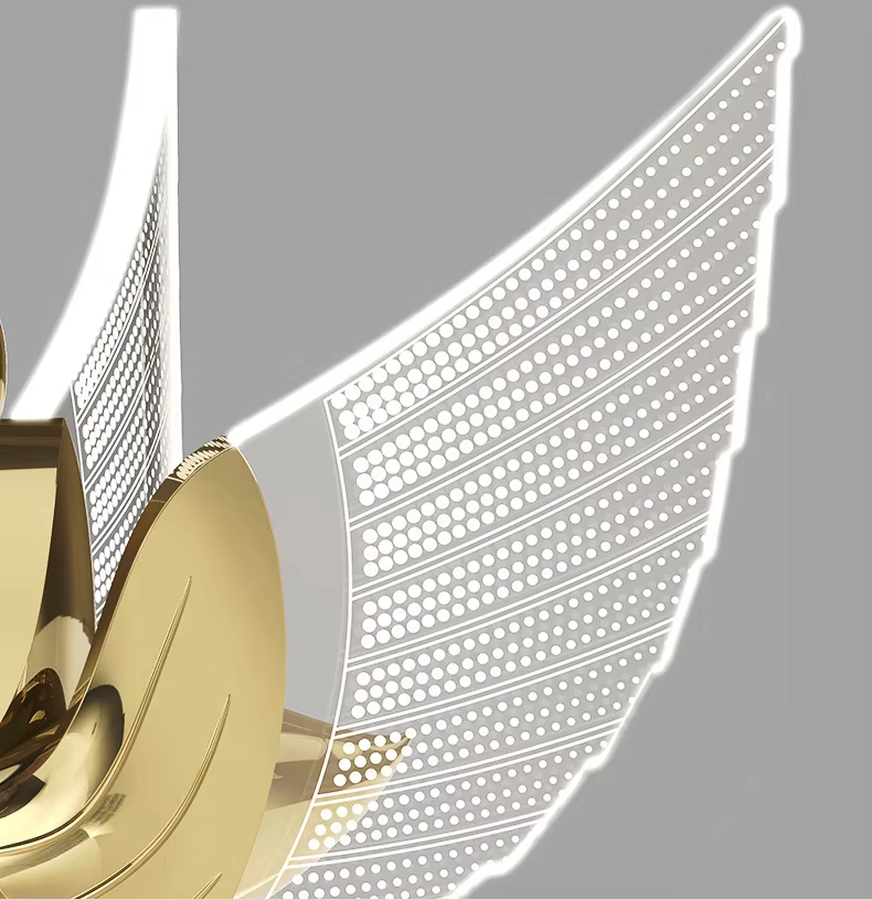 Lumind Luxury Swan LED Chandelier – Modern Pendant Light For Living Room & Bedside
