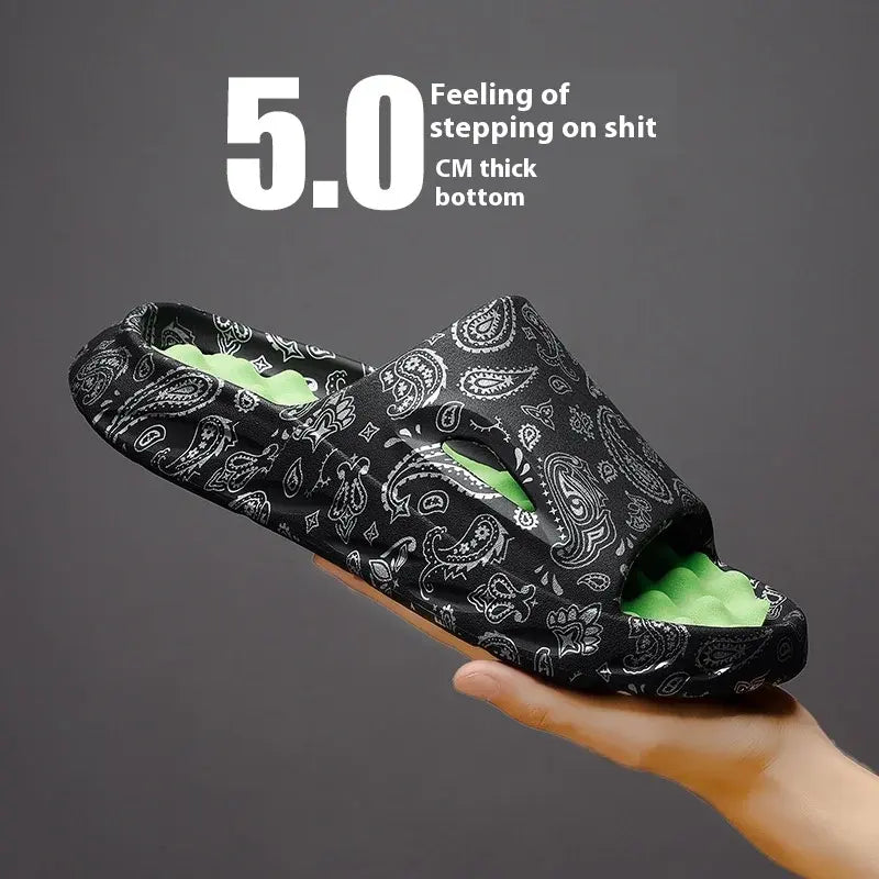 Summer Kids Beach Slippers – Boys & Girls Printed Sandals With Non-Slip Soft Sole