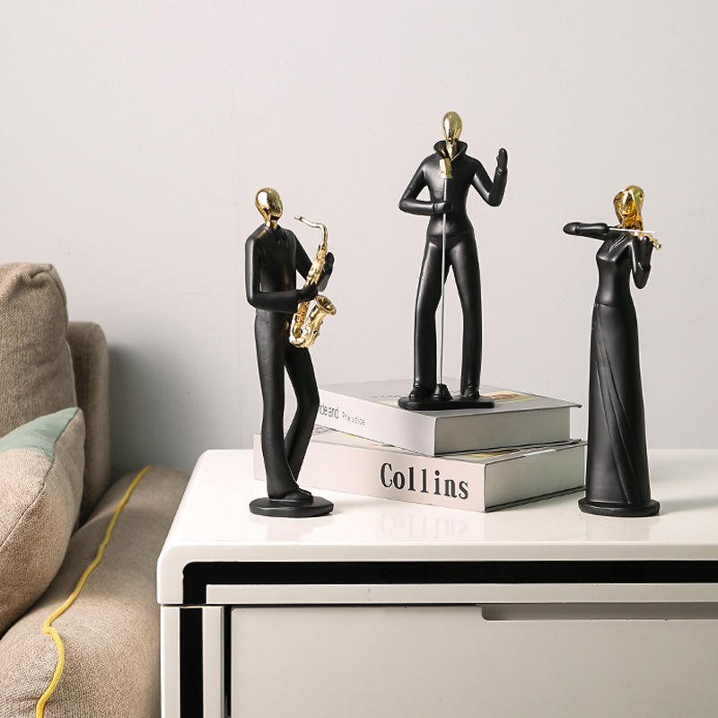 Creative Band Character Ornaments – Luxury Decorative Crafts For Home & Office