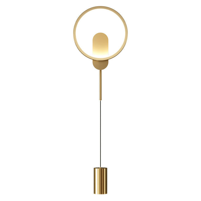 Luxury Gold Wall Lamp – Modern European Style Long Wall Light For Bedroom, Corridor & Living Room