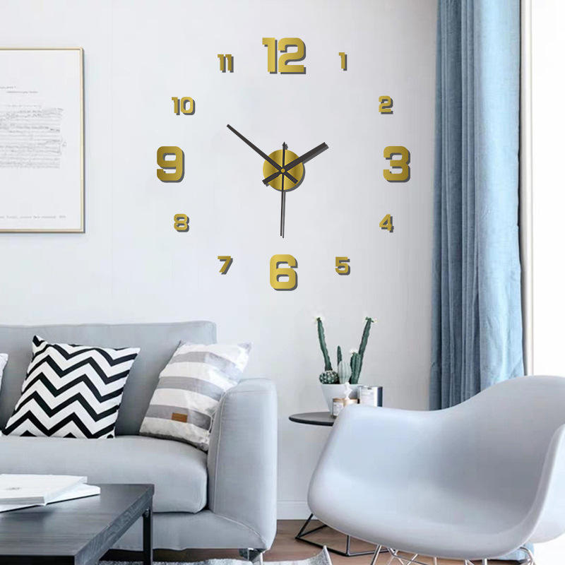 3D Luminous Digital Analog Wall Clock – Stylish LED Display With Glow Feature