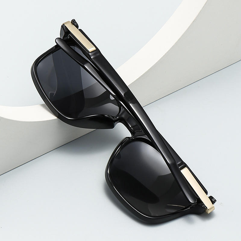 Fashion Square Retro Sunglasses – Photochromic Polarized Cycling Glasses For Men