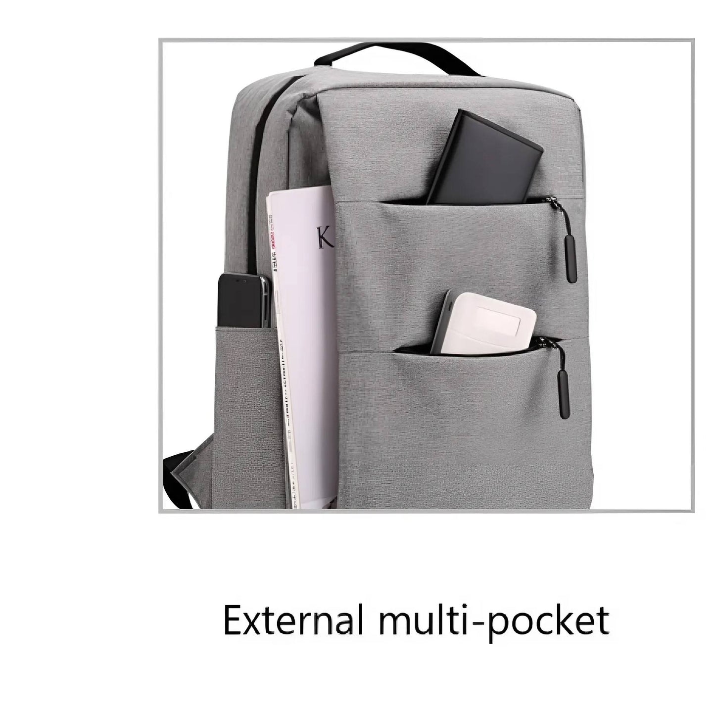 High-Quality Waterproof USB Laptop Bag – Multifunctional Business & Travel Backpack