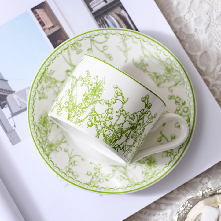 European Style Ceramic Tea & Coffee Cup Set – Creative Traditional Afternoon Mug Collection