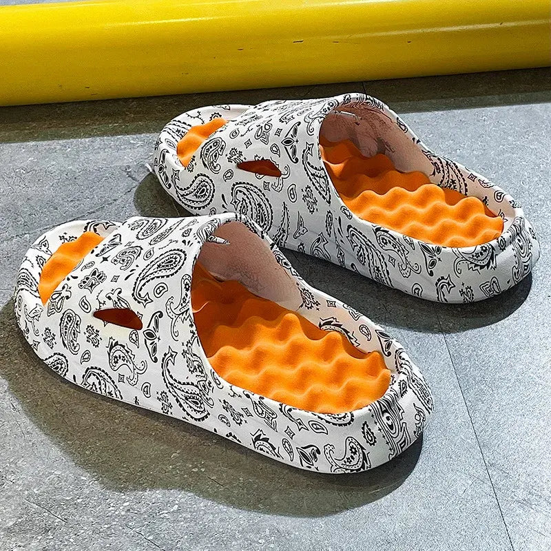 Summer Kids Beach Slippers – Boys & Girls Printed Sandals With Non-Slip Soft Sole