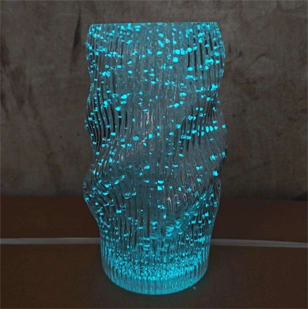 Luminous Hydroponic Glass Vase – Decorative Water Flower Table Vase For Home Decor