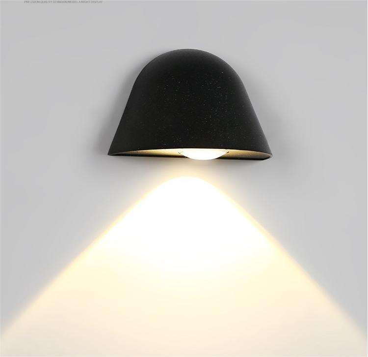 5W Bell-Shaped LED Wall Light – IP65 Waterproof Aluminum Outdoor Garden Lamp