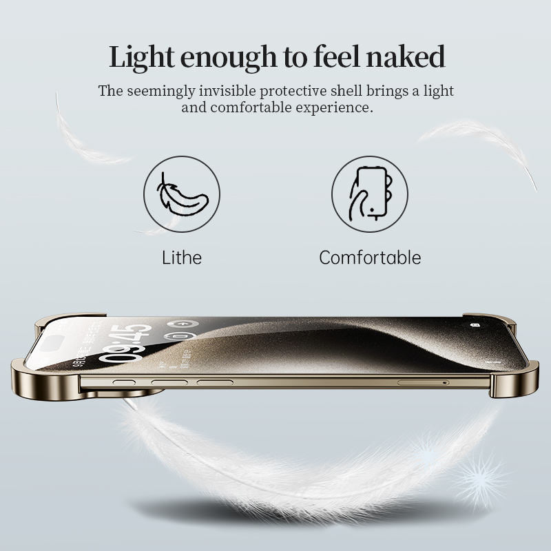 Ultra-Thin Aluminum Alloy Frame Lens Protector Cover For iPhone 12–17 Pro Max – New Design