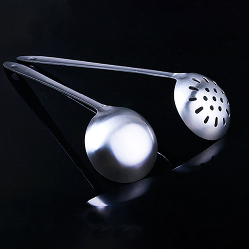 Stainless Steel Tapioca Pearl Spoon – Long Handle Leaky Boba Spoon