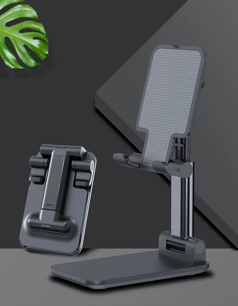 Foldable Plastic Mobile Phone Holder – Portable Desk Stand For Smartphones