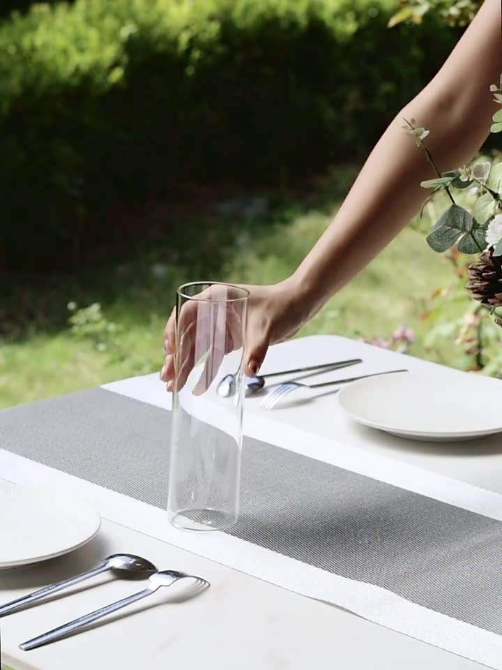 Glass Candlelight Cylinder Vases – Floating Candle Holders For Home & Wedding Decor