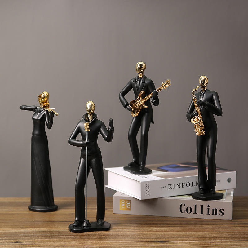 Creative Band Character Ornaments – Luxury Decorative Crafts For Home & Office