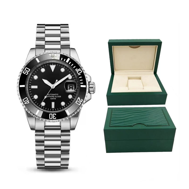 Men’s Waterproof Moissanite Watch – Custom Mechanical Diamond Fashion Watch With Band