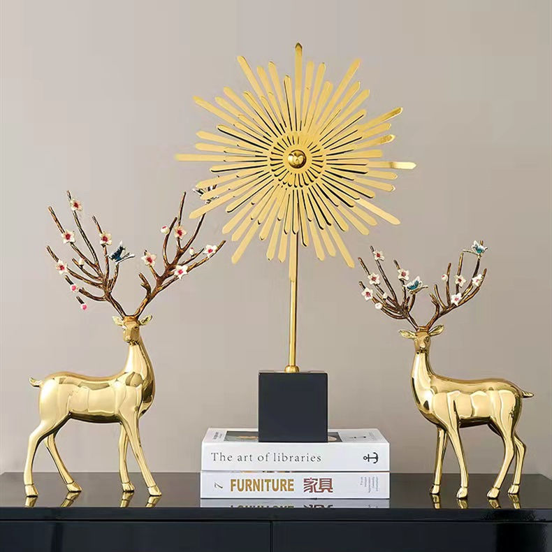 Luxury Metal Home Decor Accessories – Elegant Ornaments For Living Room Decoration