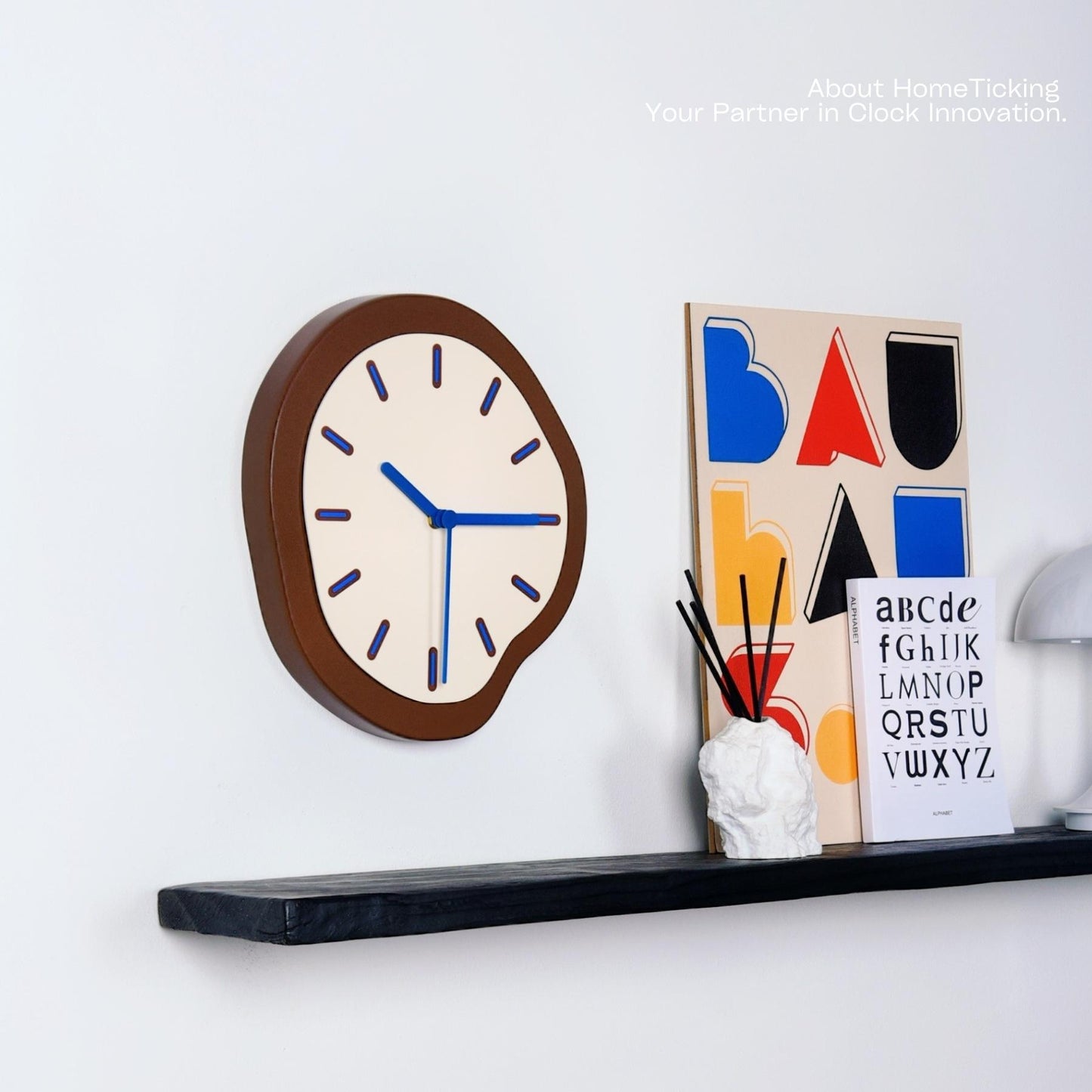 Modern Silent Wall Clock – Custom Home Decorative Clock For Kitchen & Living Room
