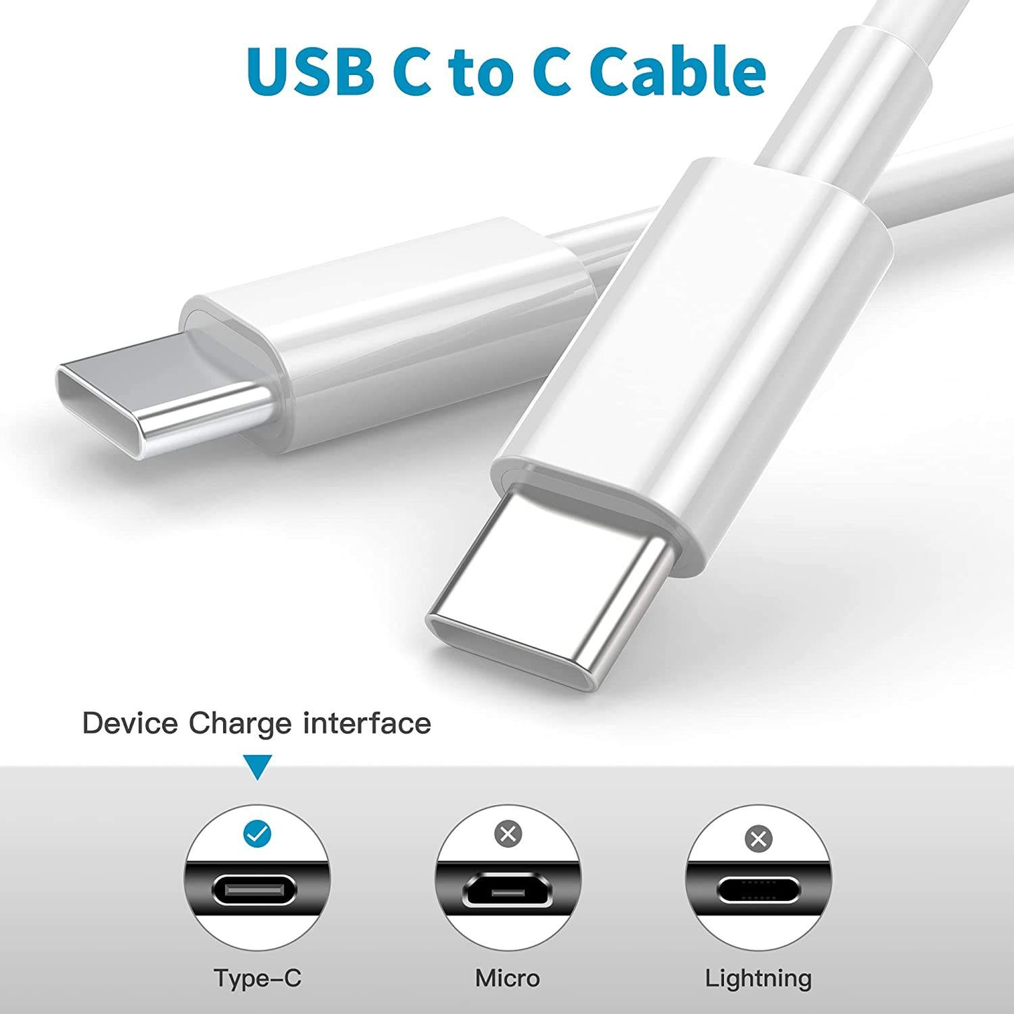 Factory Wholesale Type-C To Type-C Charger Cable – 3A Fast Charging & Data Cable For iPhone, Car & Mobile Use