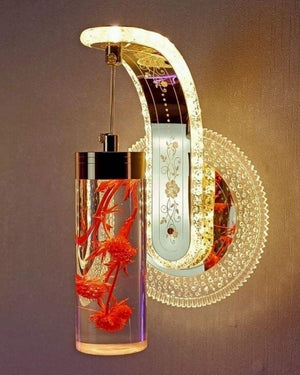 12W LED Indoor Wall Lamp โ Real Flower Decorative Light For Bedroom, Living Room & Stairs