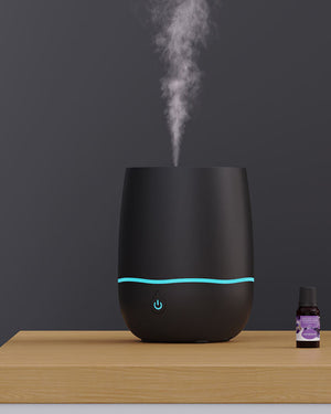 200ml Ultrasonic Air Humidifier โ USB Aromatherapy Machine For Home, Office & Bedroom