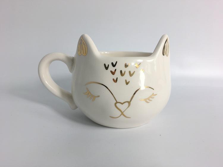 Custom Cat Mugs – Ceramic Cat Shape Coffee Mug, Perfect Gift For Cat Lovers