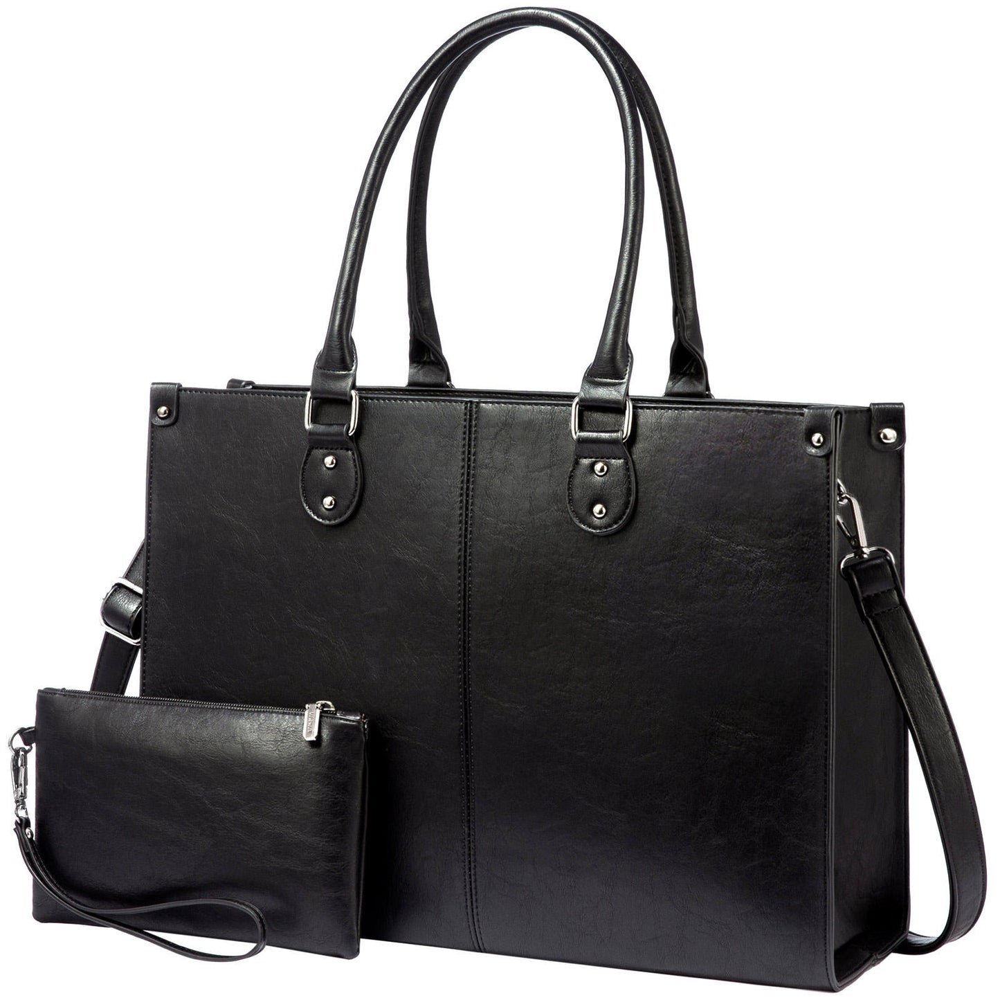Custom Hot Sale Women’s Office Tote Bag – Waterproof PU Leather Laptop Shoulder Messenger Bag