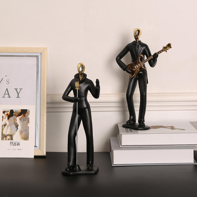 Creative Band Character Ornaments – Luxury Decorative Crafts For Home & Office