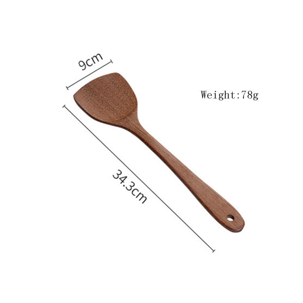 Non-Stick Wooden Utensil Set – Chicken Wing Wood Ladle, Spoon & Spatulas For Home Cooking