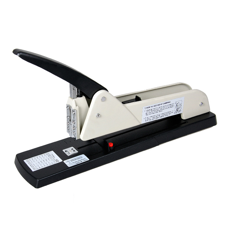 Heavy Duty Long Arm Metal Stapler – Industrial Manual Stapler For Large Paper & Notebooks