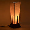 14 Inch Wooden Table Lamp for Bedroom & Living Room – Bedside & Side Table Lamp (Without Bulb)