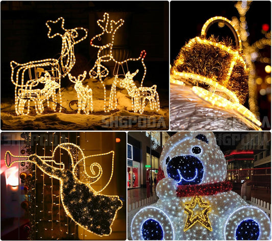 30M LED Rope Light – Waterproof Warm White Decorative Lights For Home, Ceiling, Diwali & Party Decoration