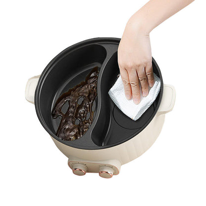 Portable Electric Hot Pot – Nonstick Mini Multi-Function Cooker For Stir Fry, Noodles, Soup & Grills
