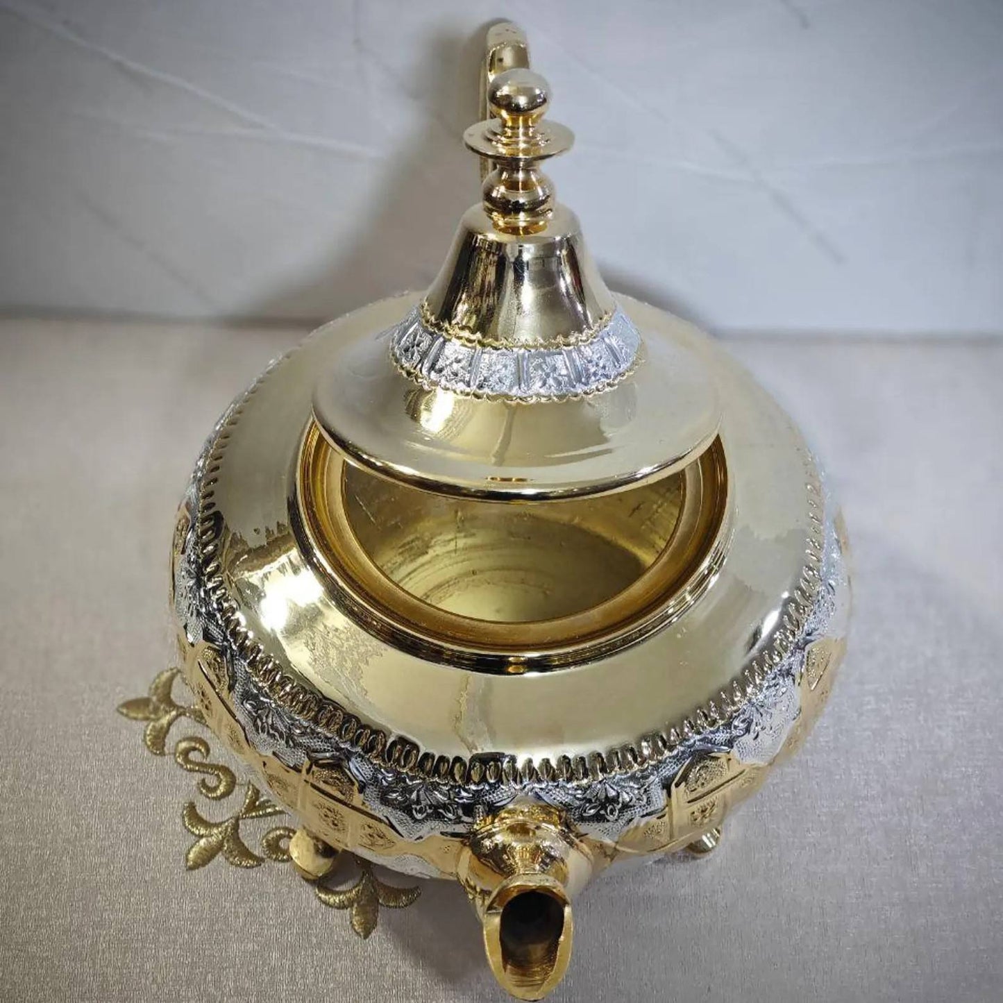 2026 Vintage Handmade Moroccan Tea & Coffee Pot | Eco-Friendly Elegant Silver Luxury Teapot Set