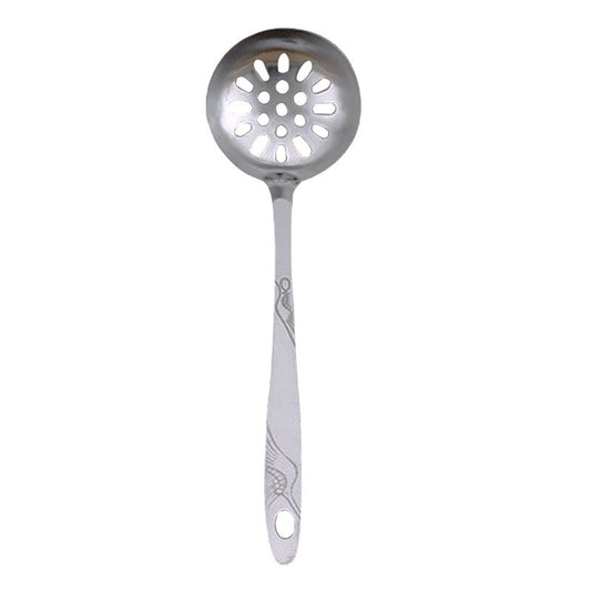 Stainless Steel Tapioca Pearl Spoon – Long Handle Leaky Boba Spoon