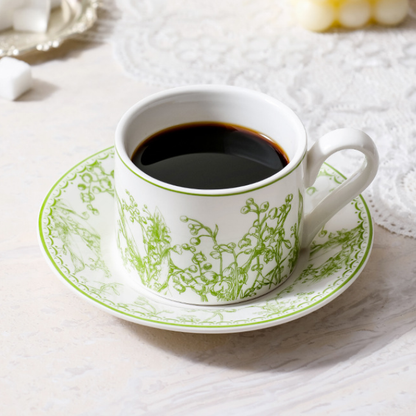 European Style Ceramic Tea & Coffee Cup Set – Creative Traditional Afternoon Mug Collection