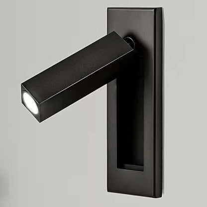 3W LED Rotatable Wall Lamp – Modern Embedded Reading Light For Bedroom & Hotel Rooms